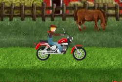 Conduce tu moto por la granja
