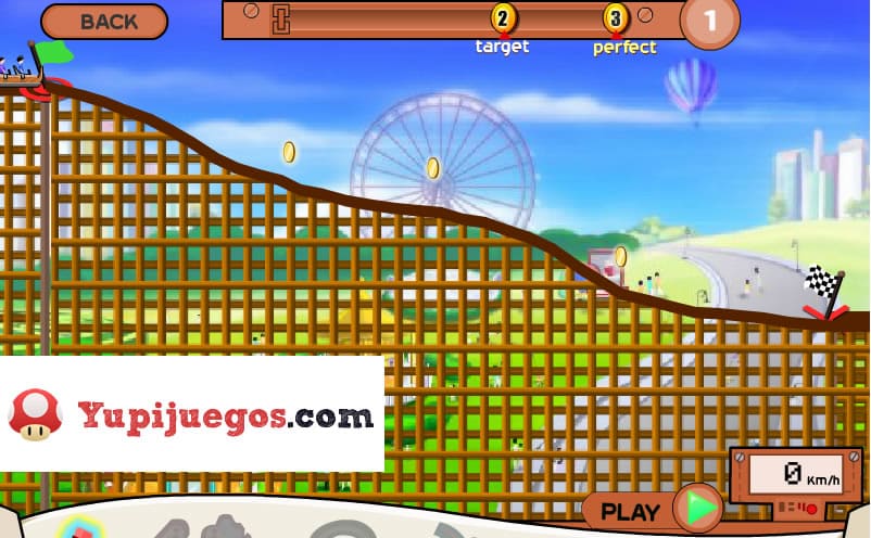 Crear montañas rusas con rollercoaster creator