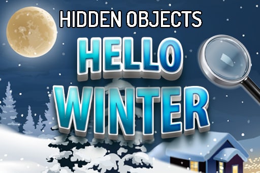 Juego de objetos ocultos en invierno