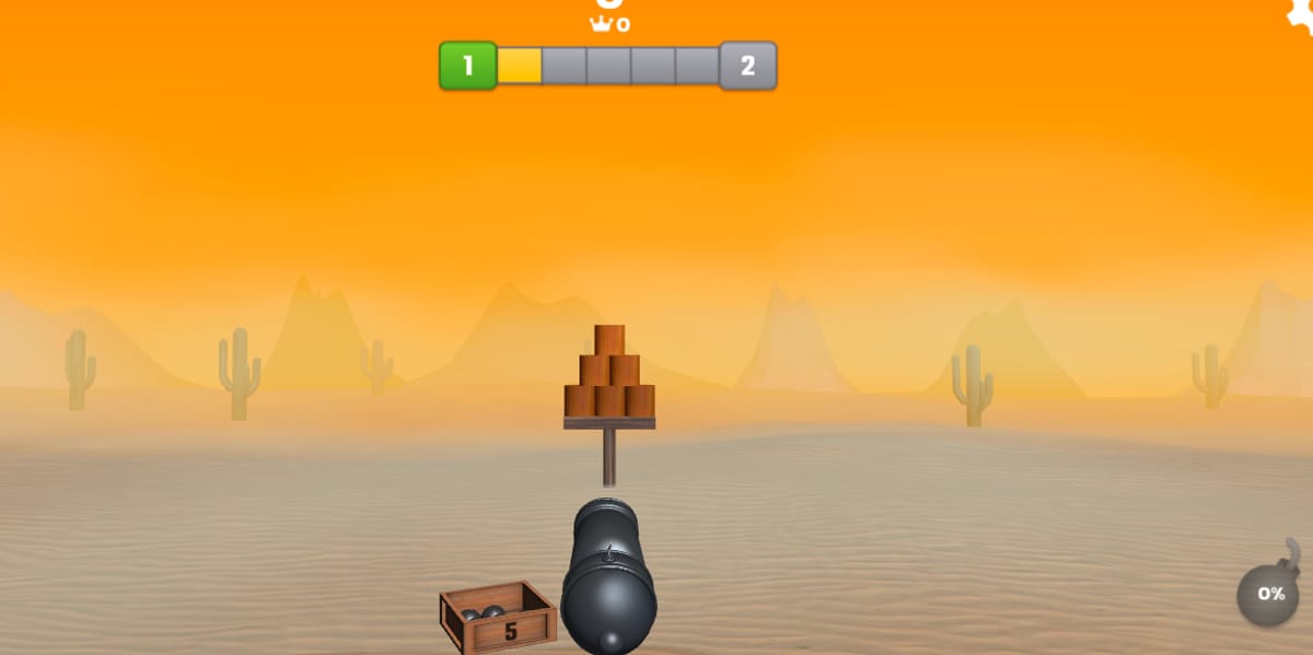 Juego Cannon Balls 3D