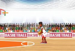 Juego de encestar tiros de basquetbol