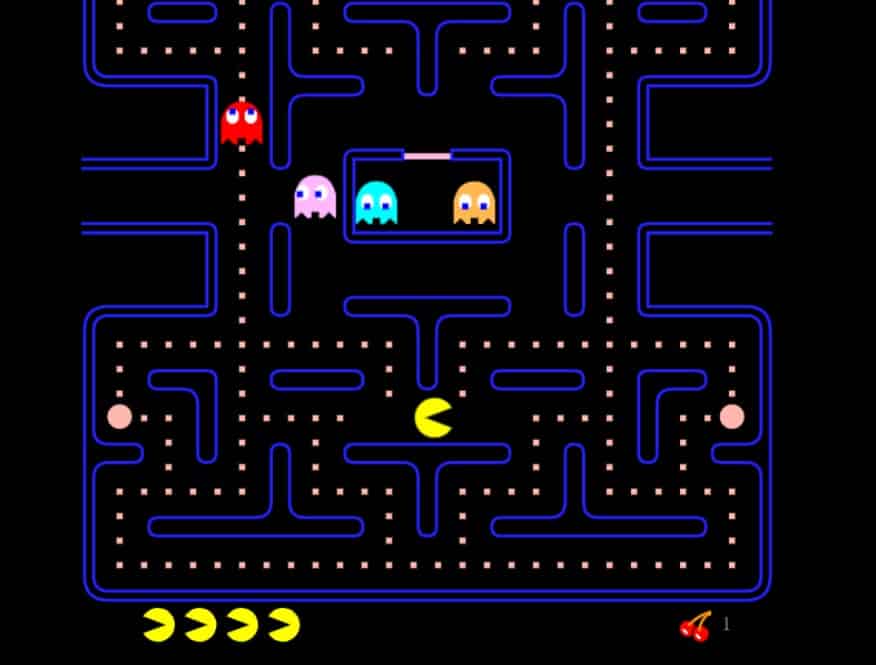 El juego original de pacman