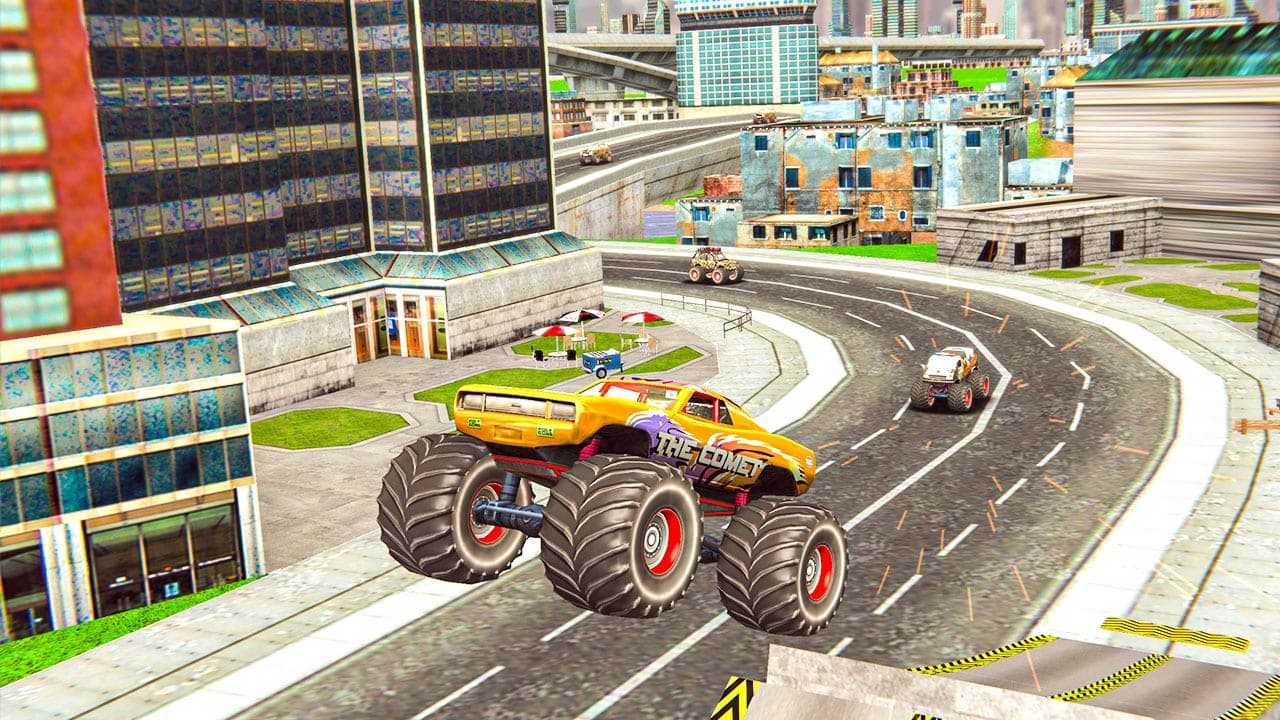 Juego Acrobacias con Simulador Monster Truck