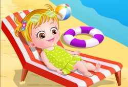 Baby Hazel At Beach