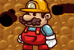 Minero escapando de la cueva