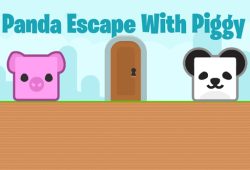 Panda Escape With Piggy