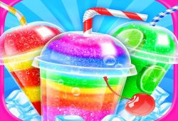 Rainbow Frozen Slushy Truck: Ice Candy Slush Maker